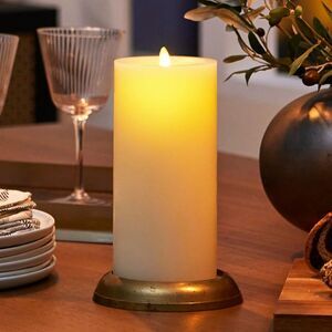 Luminara Flameless Battery Operated Flickering LED Candle for Decoration - Ivory